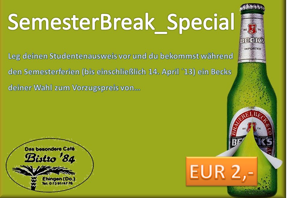 Semester Break Special 2013