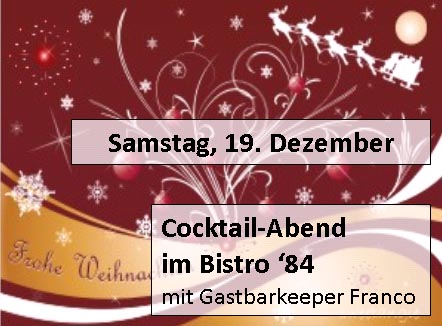 Cocktailabend X-Mas