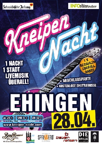 Kneipen Nacht 2012 Flyer