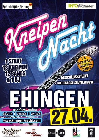 Kneipen Nacht 2013 Flyer