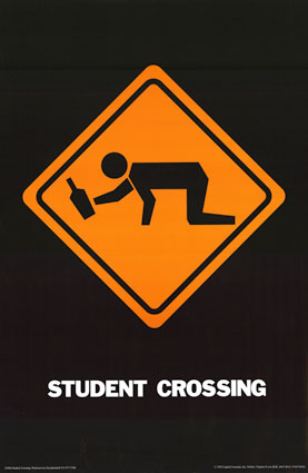 student crossing